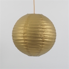 Ricepaper lamp shade 30 cm. Gold